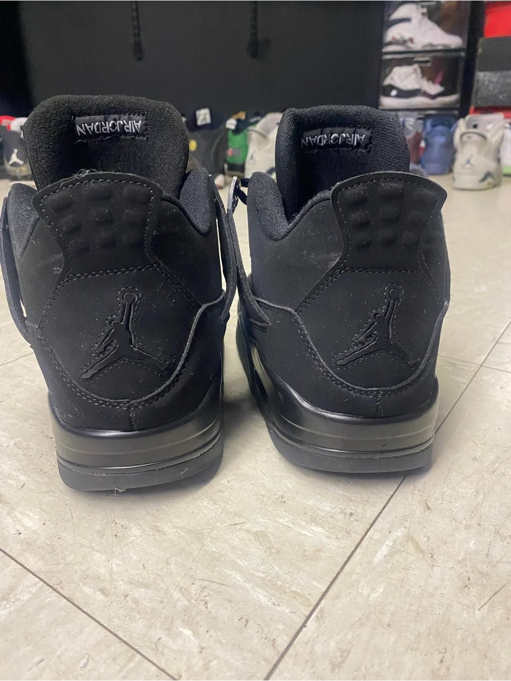 Jordan Retro 4 “Black Cat” Retro Basketball Sneakers